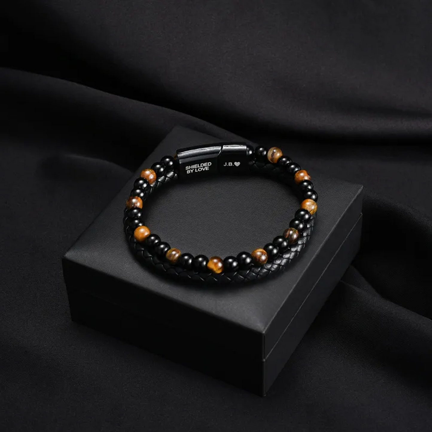 Pulsera de protección para mi hijo - Ojo de tigre