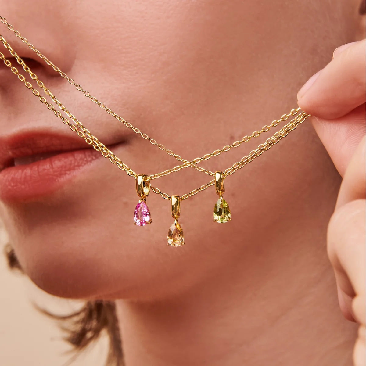 Collar Dije Piedra de Nacimiento