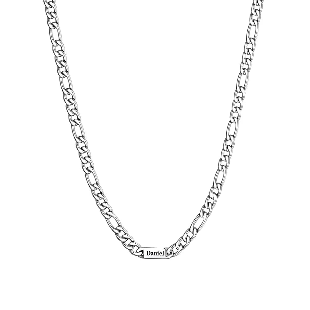 Collar Cubano Personalizado Multinombre