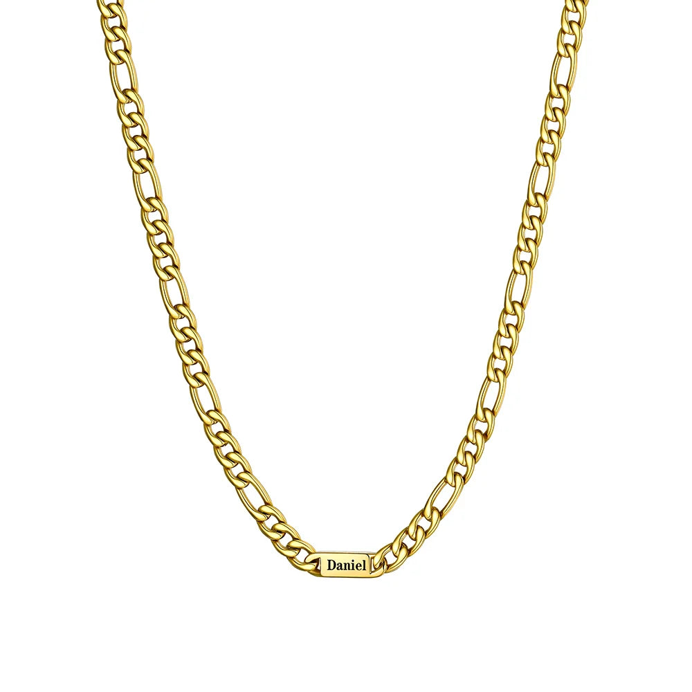Collar Cubano Personalizado Multinombre