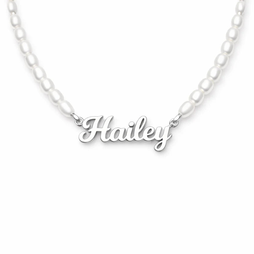 Collar de Perlas Personalizado con Nombre