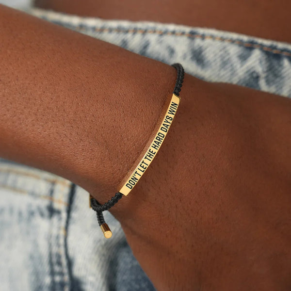 Pulsera «Que los días difíciles no te ganen»