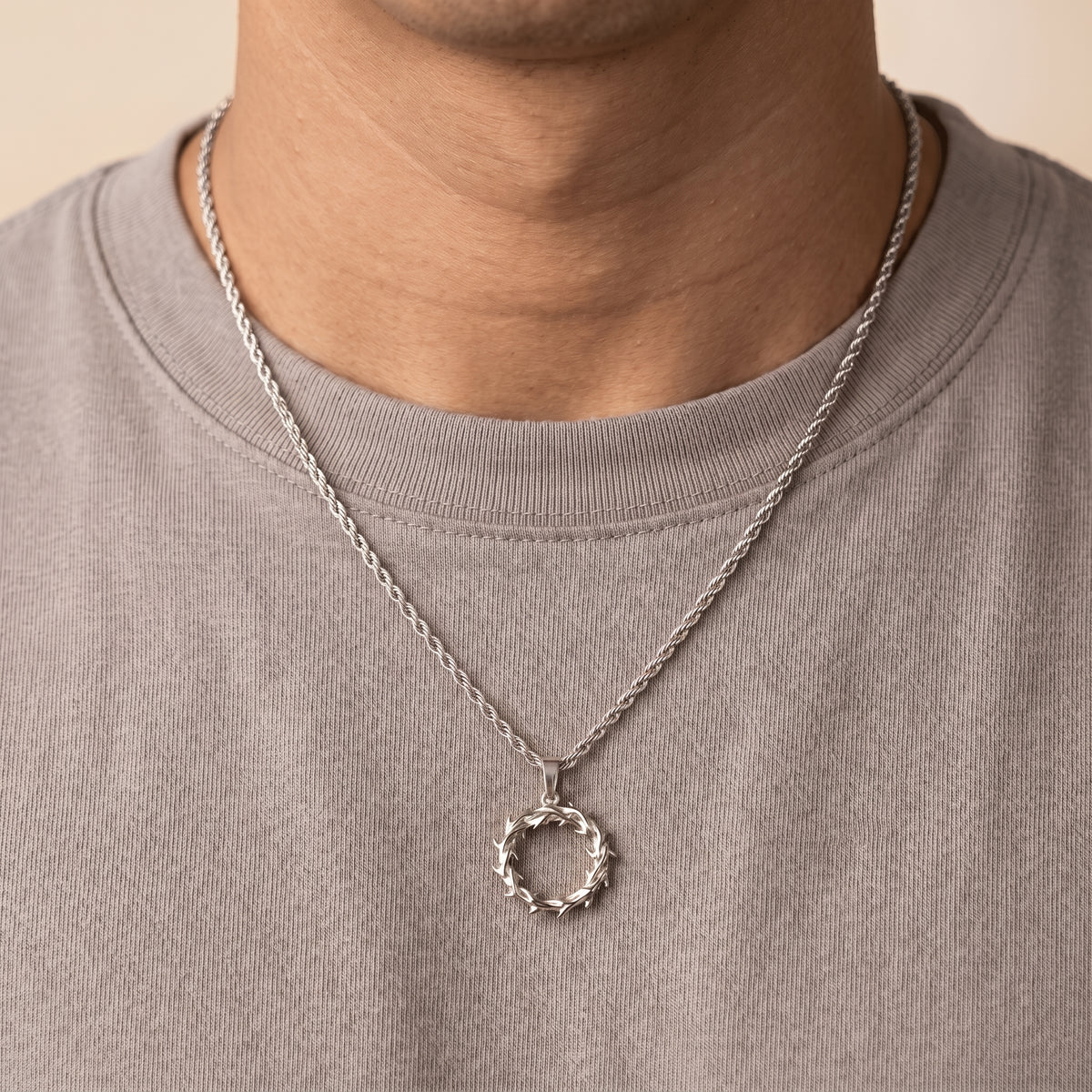 Collar Corona de Espinas de la Fe
