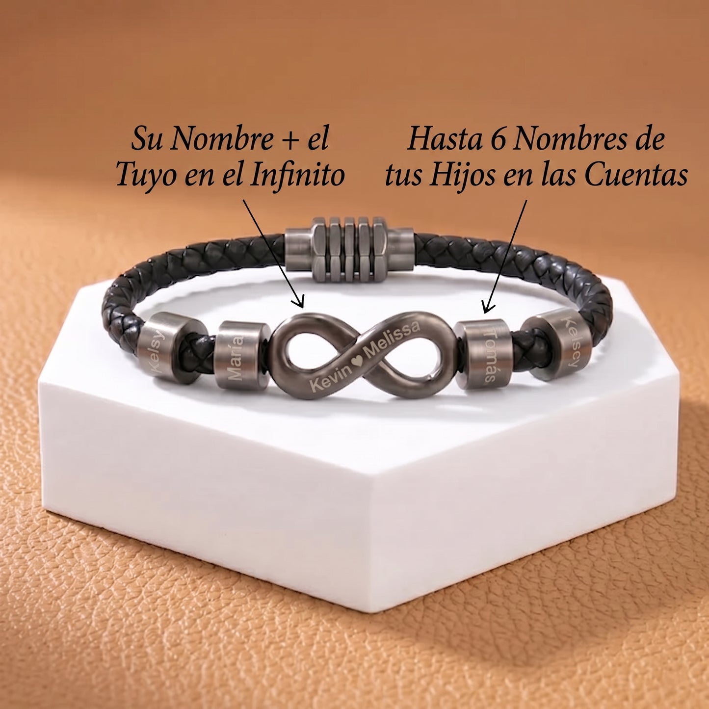 Pulsera Vínculo Infinito con Nombres