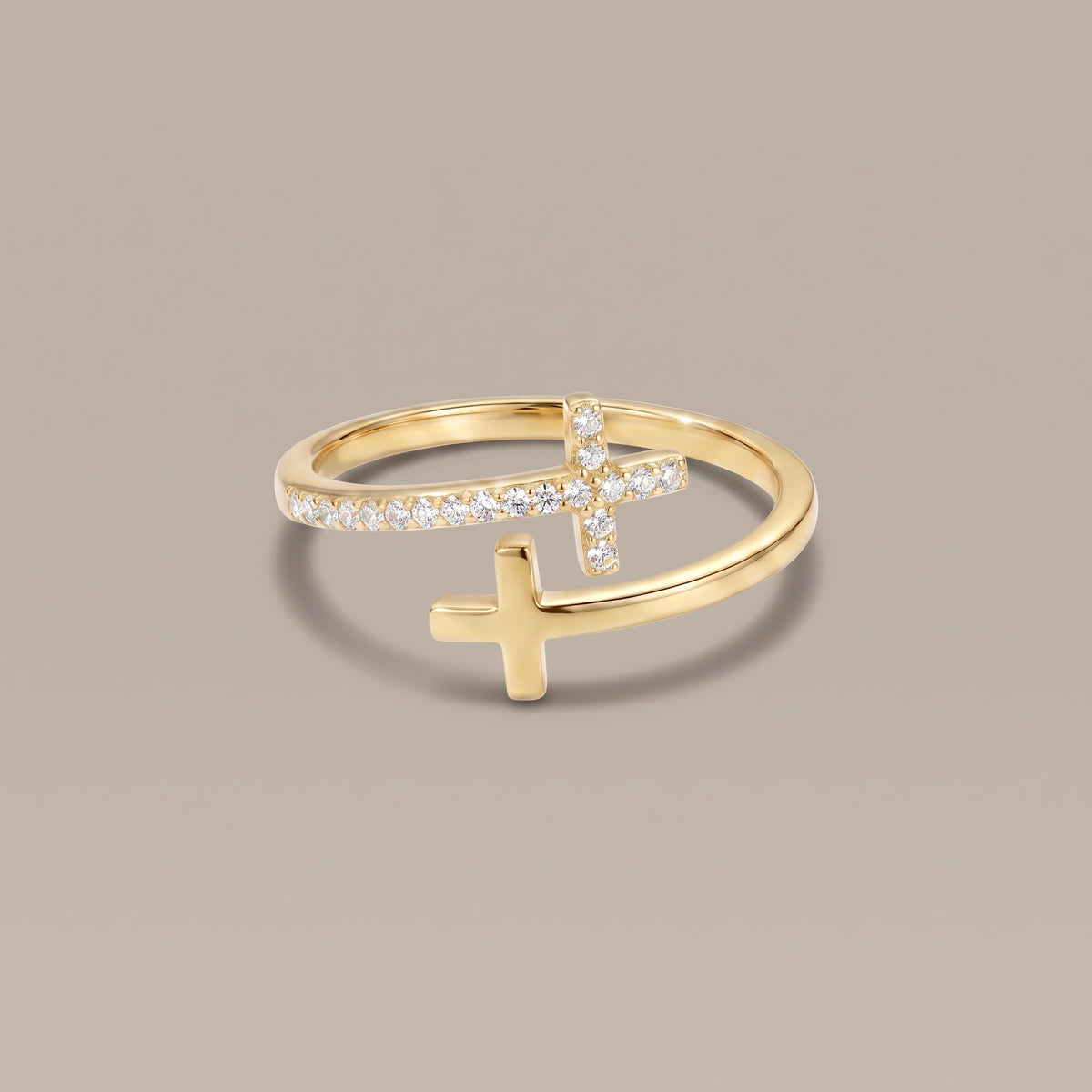 Anillo de Doble Cruz