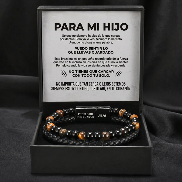 El Escudo de un Hijo – Pulsera de ojo de tigre