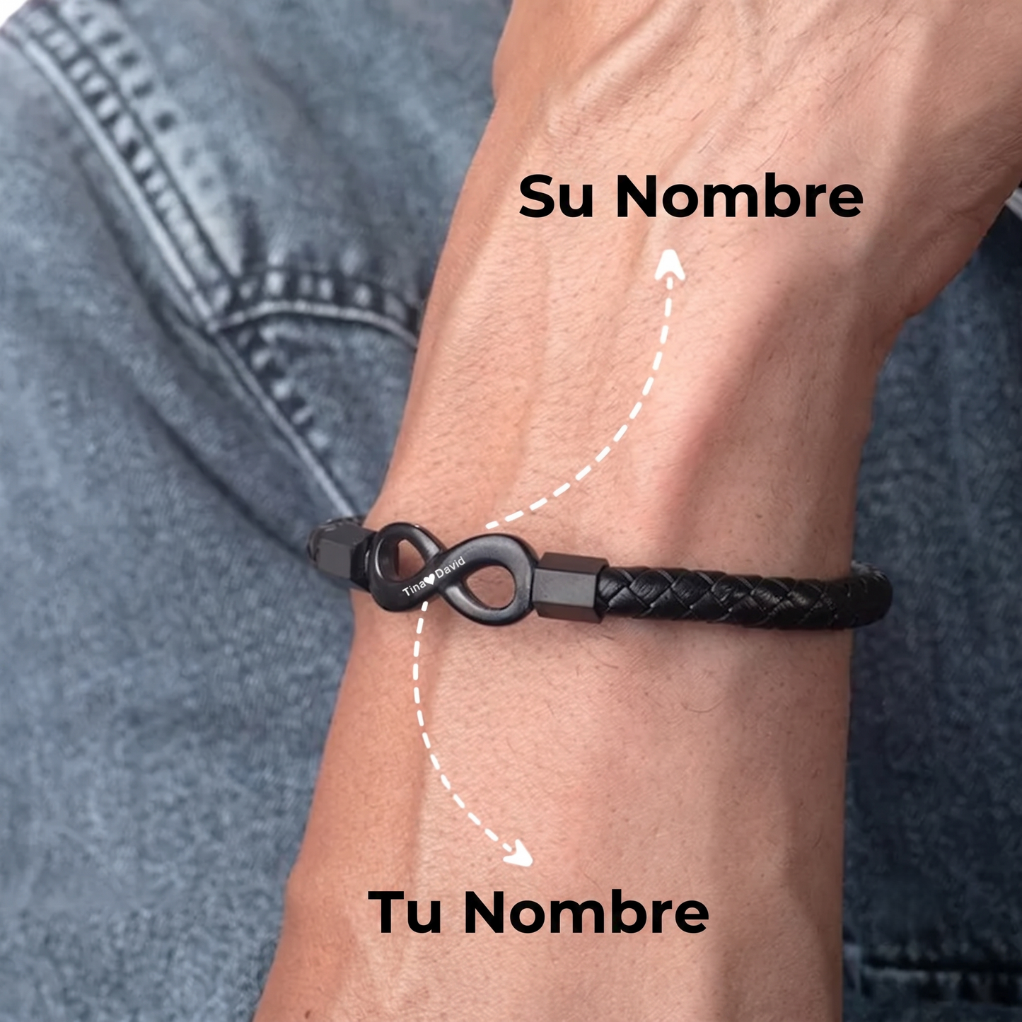 Pulsera personalizada «A mi esposo»