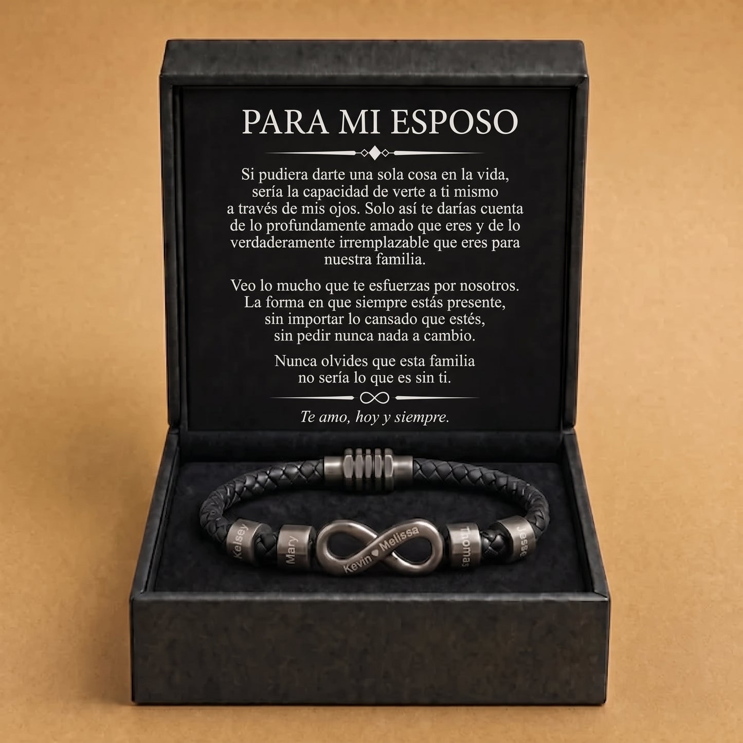 Pulsera Vínculo Infinito con Nombres