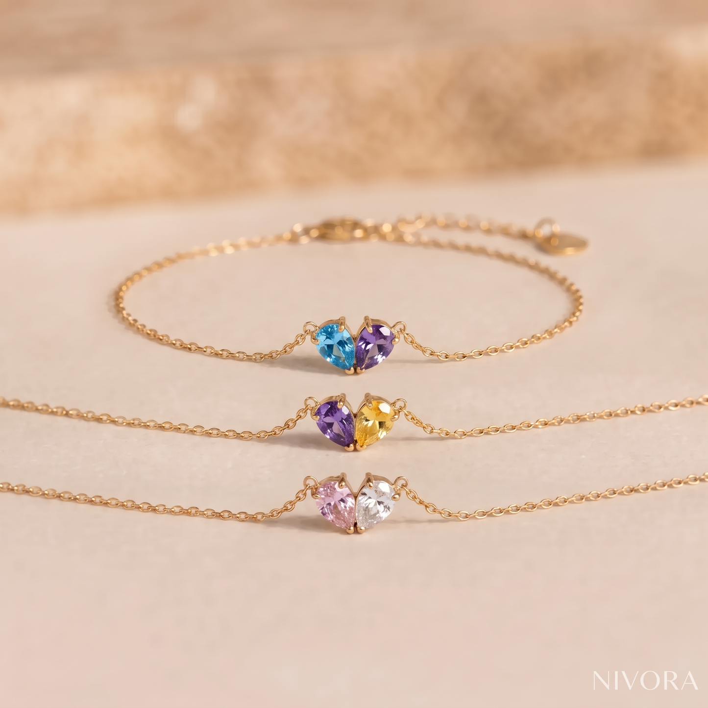 Nivora - Pulsera Piedra Natal