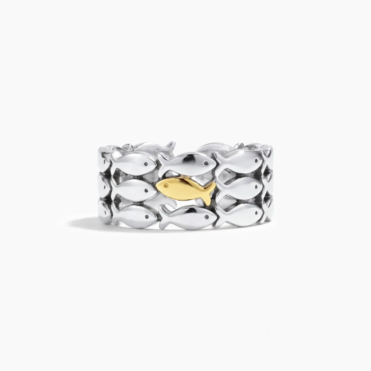 Anillo de Peces «Sigue Adelante»