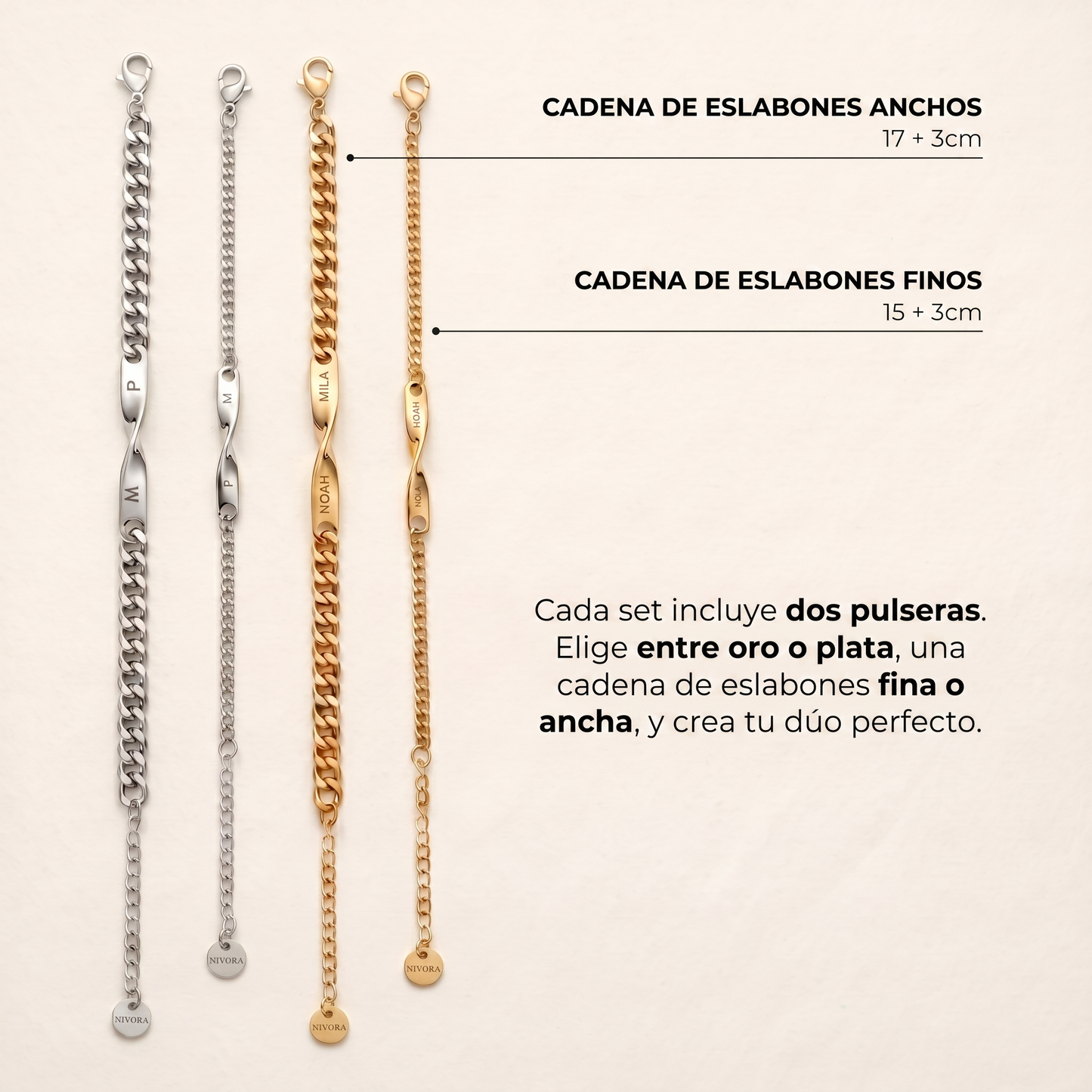 Nivora - Pulsera Duo