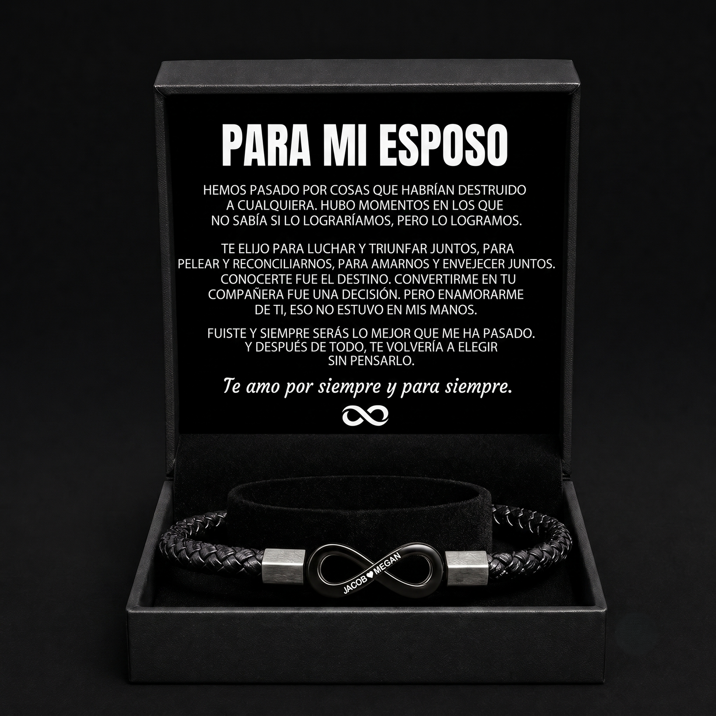 Pulsera personalizada «A mi esposo»