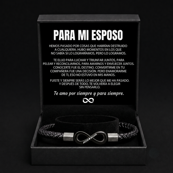 Pulsera personalizada «A mi esposo»
