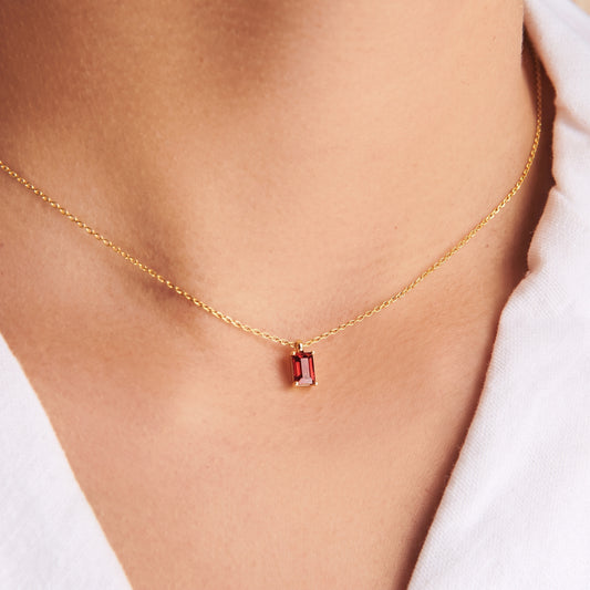 Collar Dije Piedra de Nacimiento