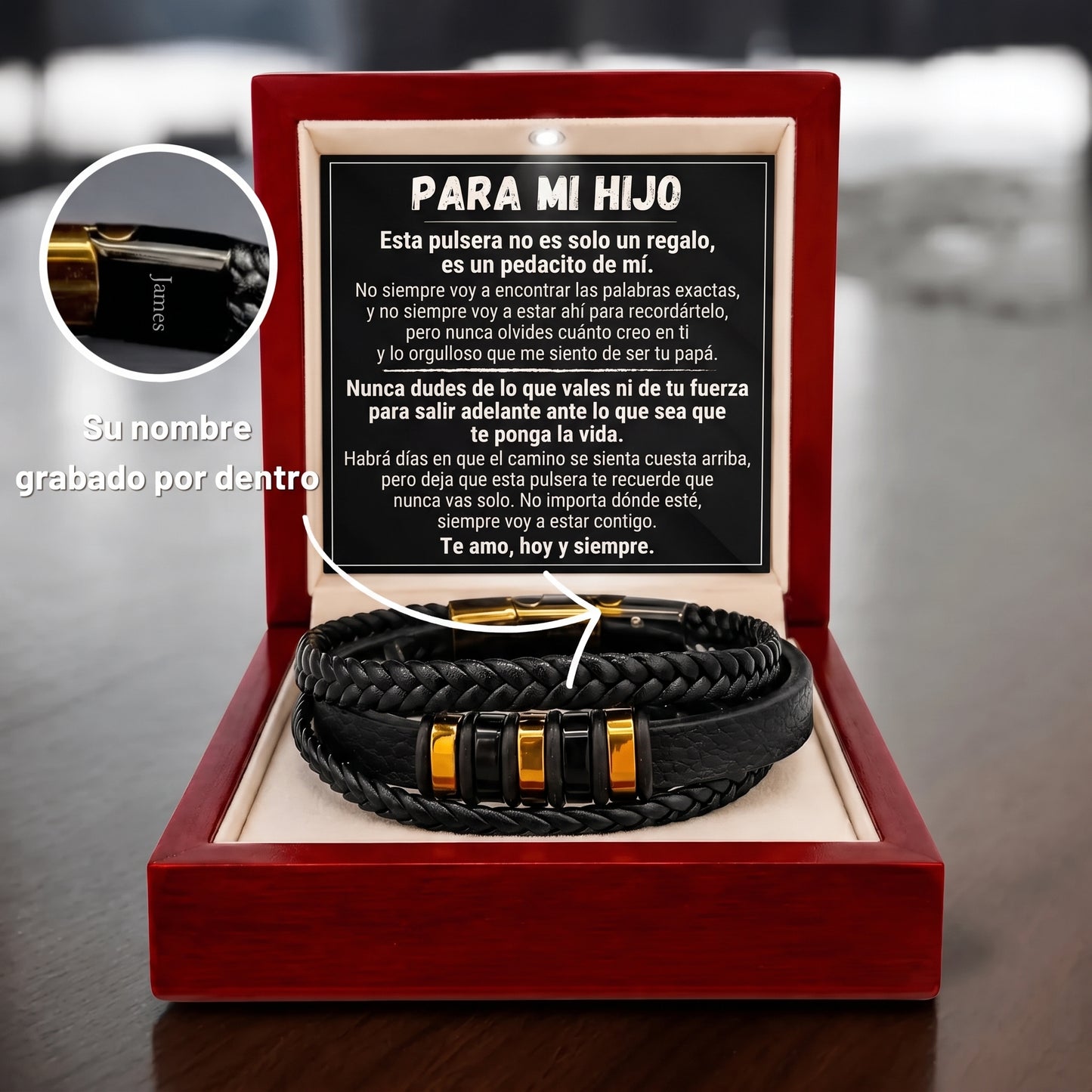 Para Mi Hijo – Pulsera Nunca Solo