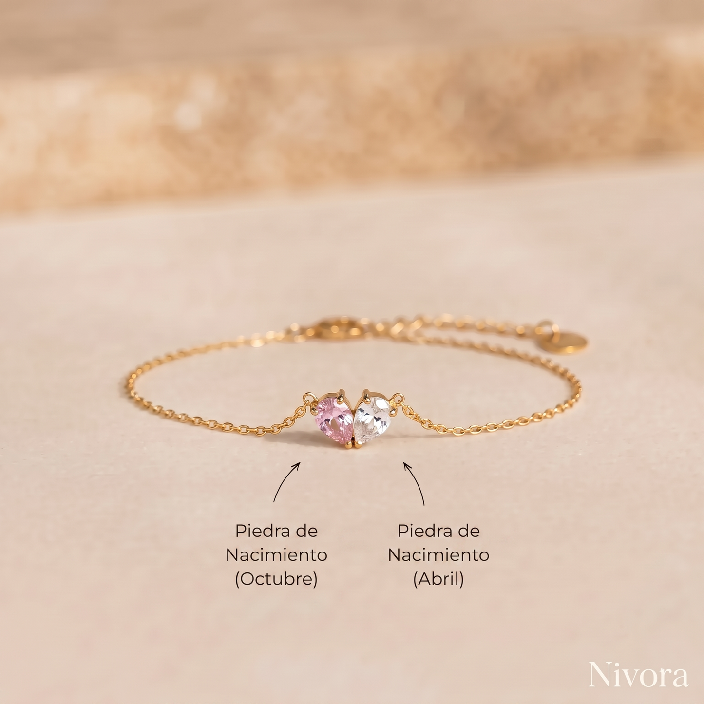 Nivora - Pulsera Piedra Natal