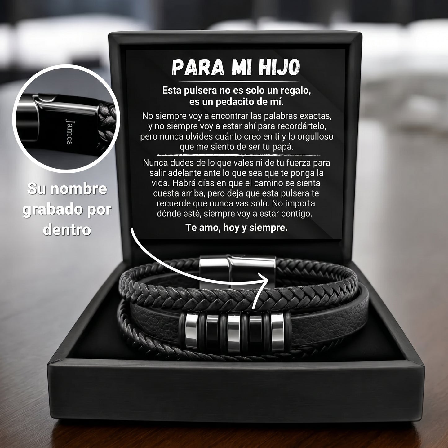 Para Mi Hijo – Pulsera Nunca Solo