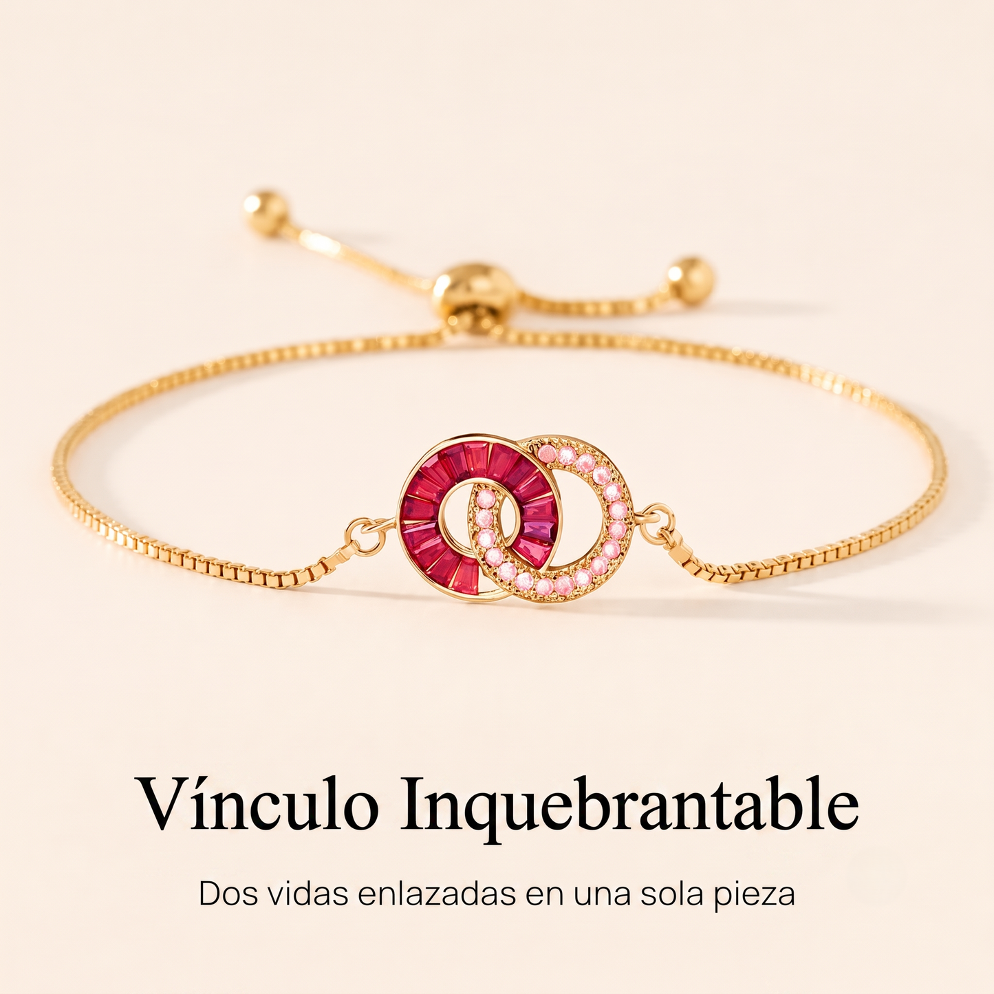 Pulsera de Piedras de Nacimiento Enlazadas