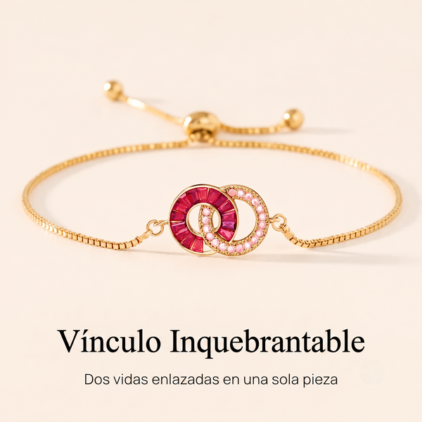 Pulsera de Piedras de Nacimiento Enlazadas