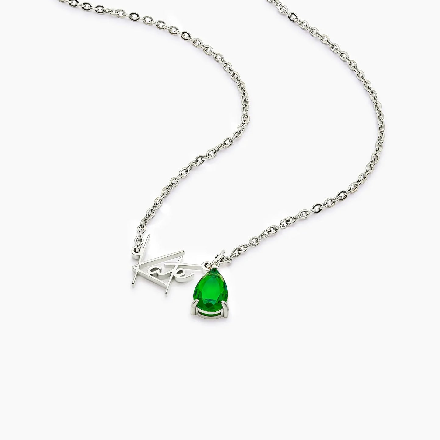 Collar personalizado con nombre y piedra