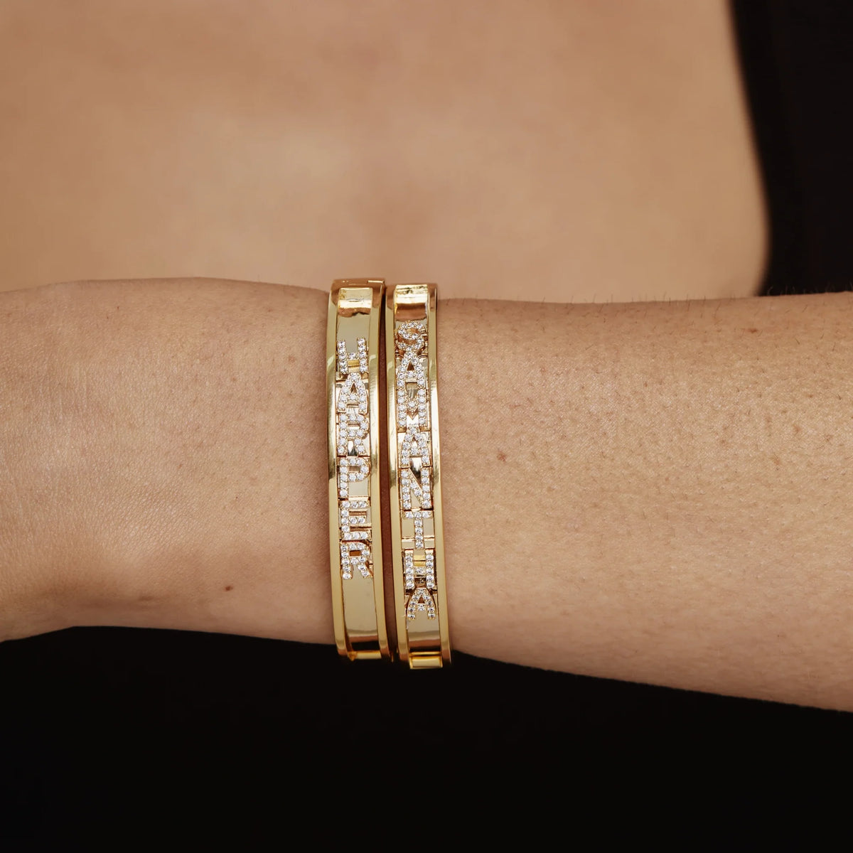 Pulsera Deslizable con Nombre