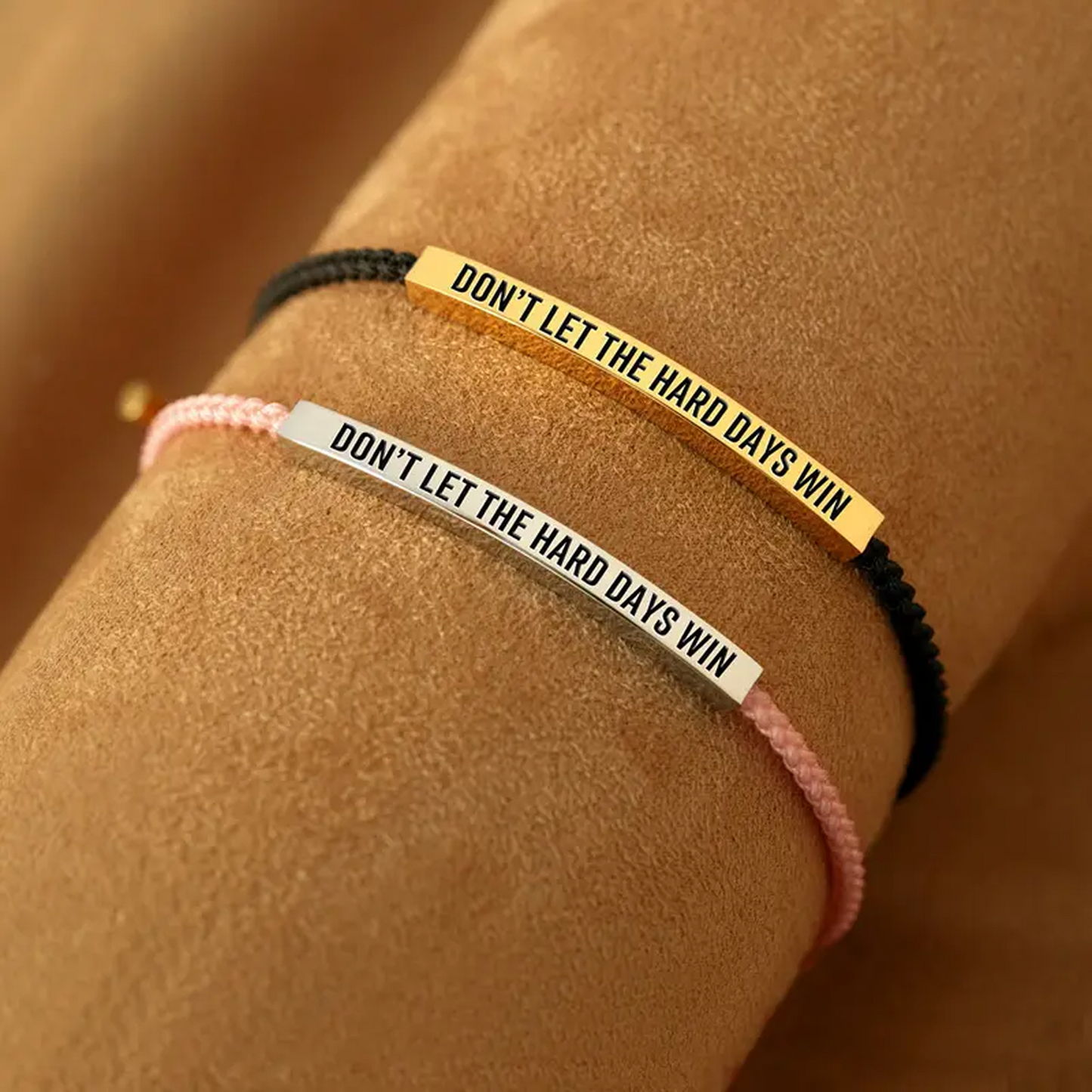 Pulsera «Que los días difíciles no te ganen»